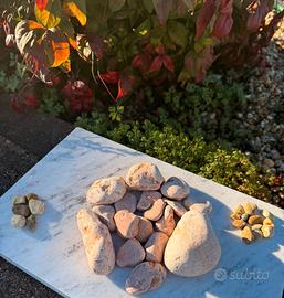 Ciottoli Rosso Verona,decorativi per esterno