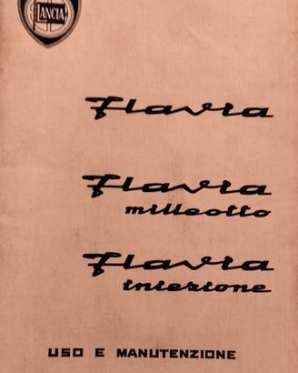Libretto uso e manutenzione Lancia 