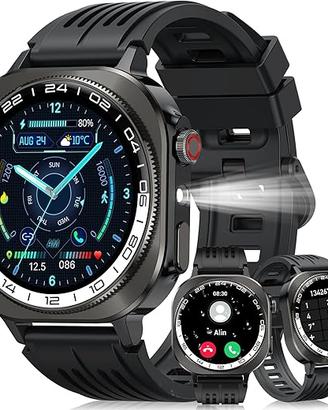Smartwatch con torcia, schermo AMOLED da 1,43”