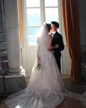 Abito da sposa Pronovias originale + velo e sottog