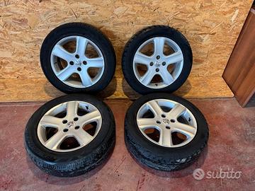 4 RUOTE CERCHI IN LEGA 16" PEUGEOT 307 ANNO 2005