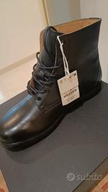 Stivali stringati in pelle (limited edition Zara)