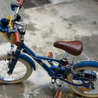 Bici bambino 4-6 anni Btwin 900 CITY azzurra 16