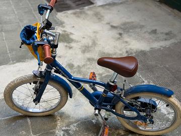 Bici bambino 4-6 anni Btwin 900 CITY azzurra 16