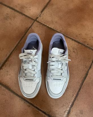 Sneakers Puma Caven bianche e lilla/grigio taglia