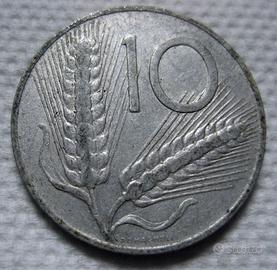10 Lire spiga 1956