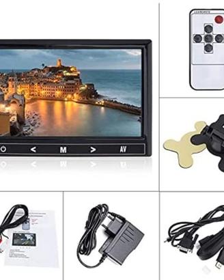 Monitor hd 7" + videocamera videosorveglianza