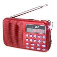T508 LED Stereo FM Radio Speaker