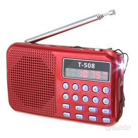 T508 LED Stereo FM Radio Speaker