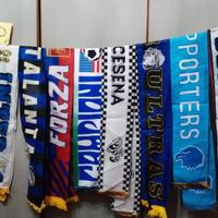 lotto sciarpe calcio 10 pezzi