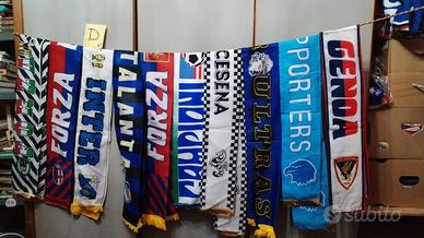lotto sciarpe calcio 10 pezzi