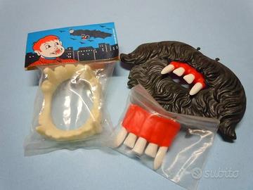 Dentiera denti canini maschera Dracula Vampiro