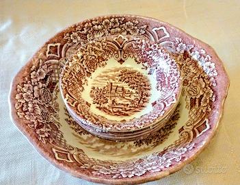 set da macedonia in ceramica inglese 