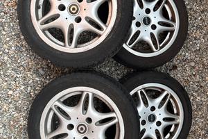 Cerchi in lega smart fortwo con gomme pari al nuov