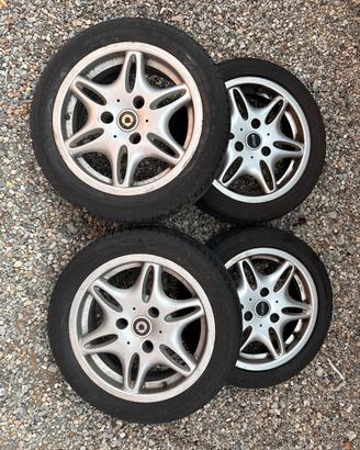 Cerchi in lega smart fortwo con gomme pari al nuov
