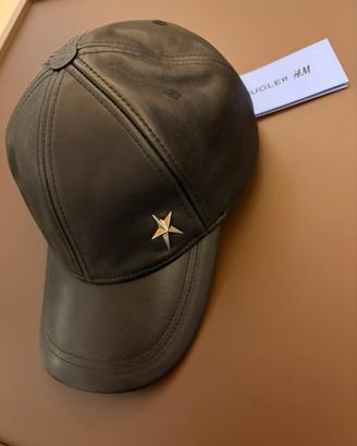 Mugler x H&M berretto da baseball in pelle