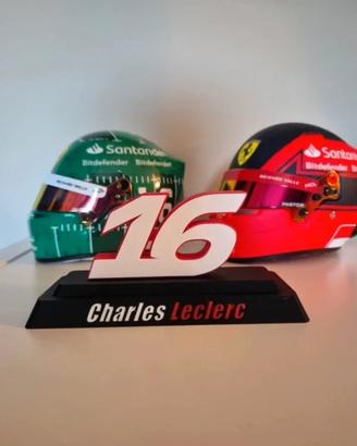 Charles Leclerc €16 - Espositore con nome colorato