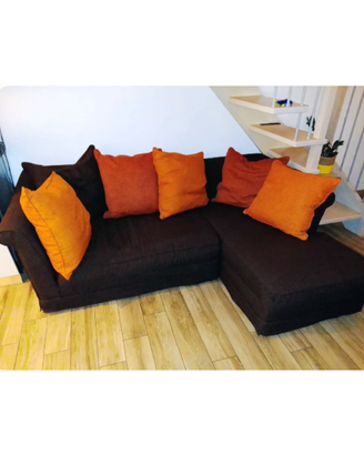 Divano con penisola chaise longue