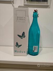 Bottiglia Bormioli vetro colorato