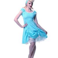 Phaze UK vestito pois retro pinup 