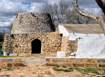 Trullo con 2 ettari di terreno nel Salento