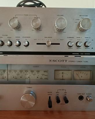 Stereo '70 Emerson EA-2400 + Scott T526L+EG-2000