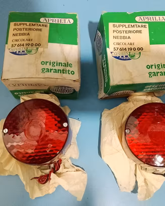 2 Fari Retronebbia Posteriori Circolari Aprilia