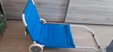 Carello-sedia per la spiaggia