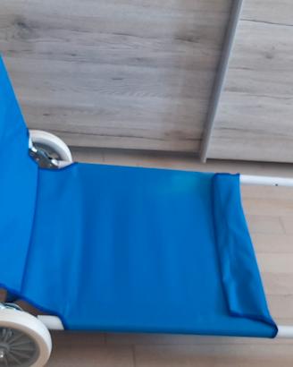Carello-sedia per la spiaggia