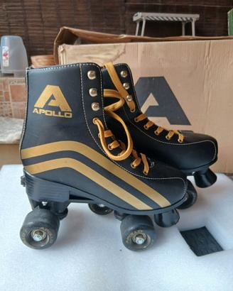 Pattini a rotelle Apollo Quad Skates - Neri e Oro