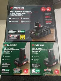 Batterie e caricabatteria 12v parkside 