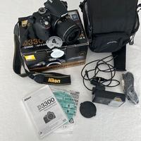 Nikon D3300 18-55 VR II Kit e custodia Lowepro