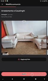 Salotto Completo modrl Chesterfield 