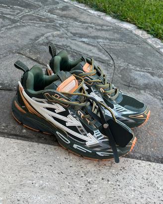 Off-White  Be Right Back verde e arancione