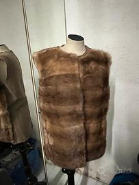 Gilet pelliccia di visone