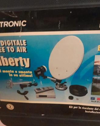 Kit Parabola Satellitare Portatile Metronic Libert