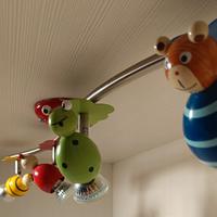 Lampadario 4 spot LED per cameretta