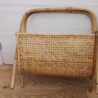 Portariviste vintage paglia di Vienna