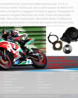 Volano statore rotore emp yamaha r6