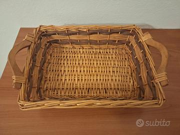 Cestini in vimini naturale (3Pz)