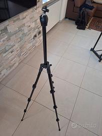 Treppiede Professionale Manfrotto 190XPROB + Testa