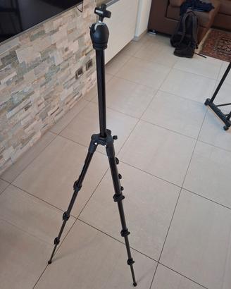 Treppiede Professionale Manfrotto 190XPROB + Testa