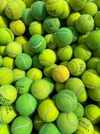 20 palline da tennis usate