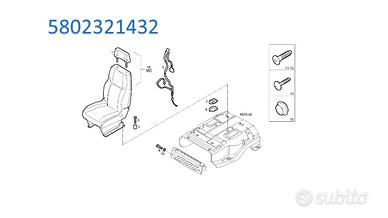 SEDILE CENTRALE FISSO STRALIS 5802321432