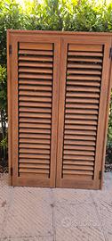 Persiana in alluminio effetto legno