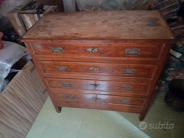 Como' con cassettoni e marmo rosa Portogallo 