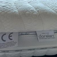 MATERASSO DORELAN MATRIMONIALE+RETE DOGHE IN LEGNO