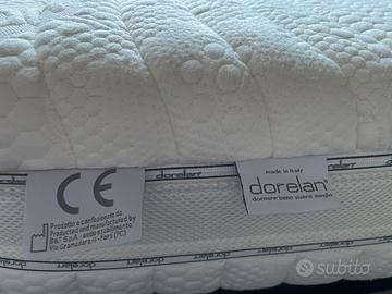 MATERASSO DORELAN MATRIMONIALE+RETE DOGHE IN LEGNO