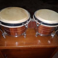 Bongo tamburi cubani originalin vera pelle