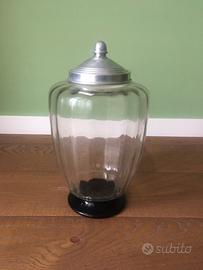 Vaso vetro soffiato decò